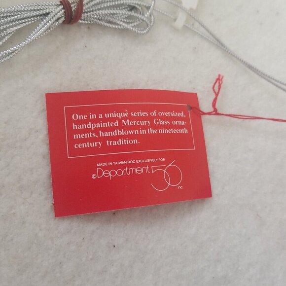 Department 56 Vintage Mercury Glass Large Toy Solider Handblown Ornament - Picture 12 of 16